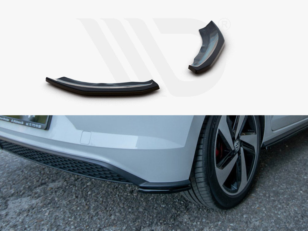 Rear Side Splitters Volkswagen Polo Gti Mk6 - Textured
