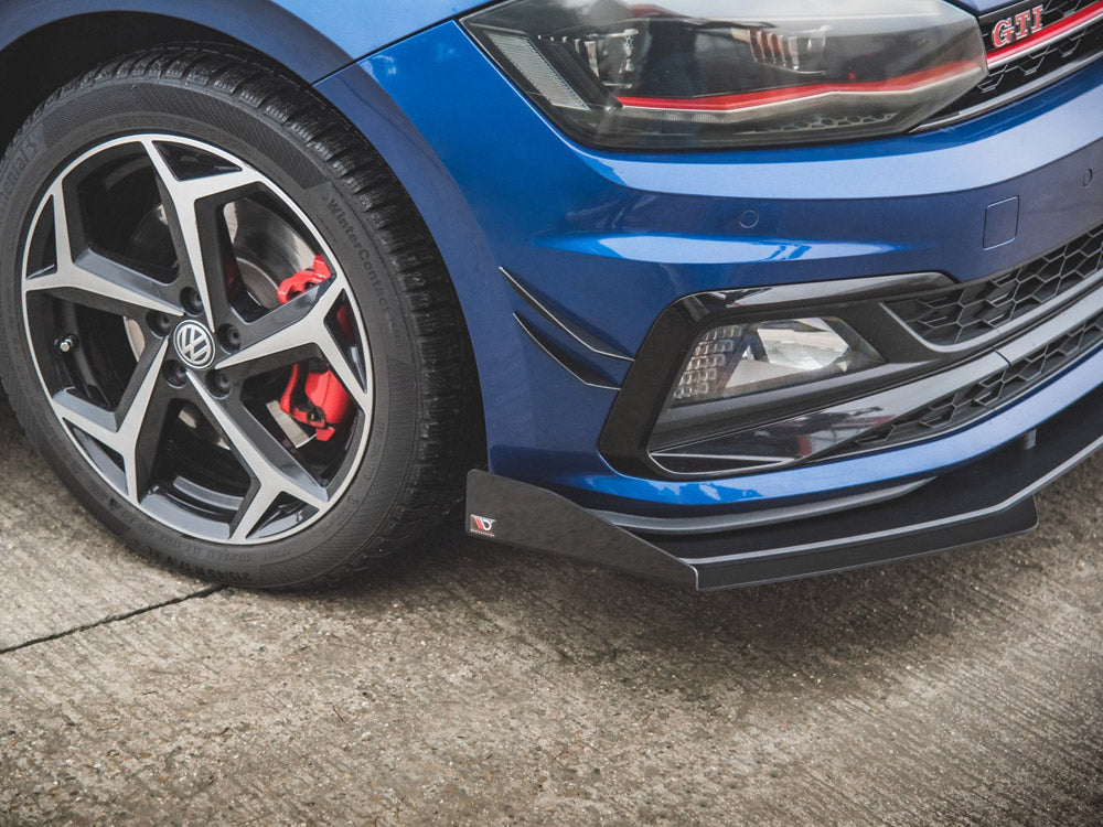 Street Pro Front Splitter + Flaps Vw Polo Gti Mk6