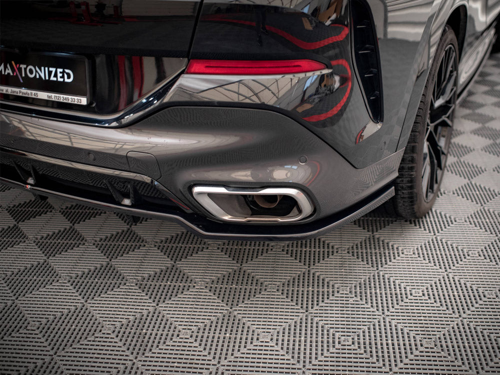 Central Rear Splitter (Vertical Bars) V.2 Bmw X6 M-Pack G06
