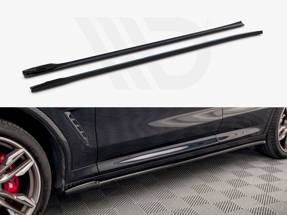 Side Skirts Diffusers V.2 Bmw X3 M40D / M40I / M-Pack G01
