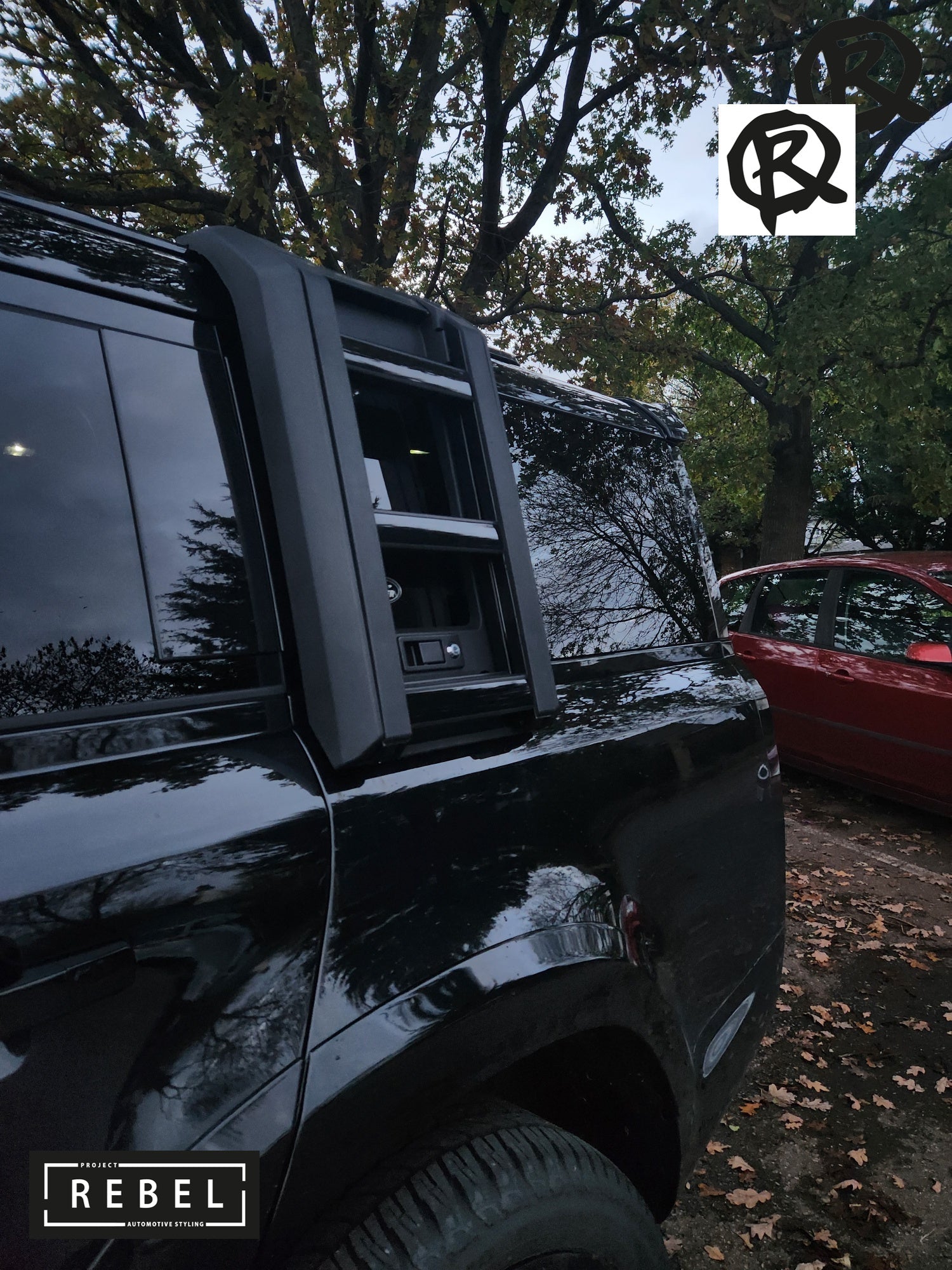 Defender L663 Wide Wheel Arch Kit 130 - Original - Gloss Black / Original Finish