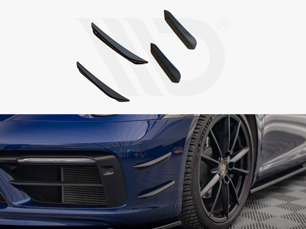 Front Bumper Wings (Canards) Porsche 911 Carrera Aero 992
