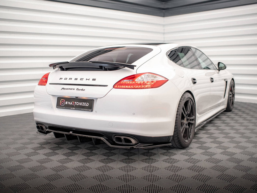 Rear Splitter (Vertical Bars) Porsche Panamera Turbo 970