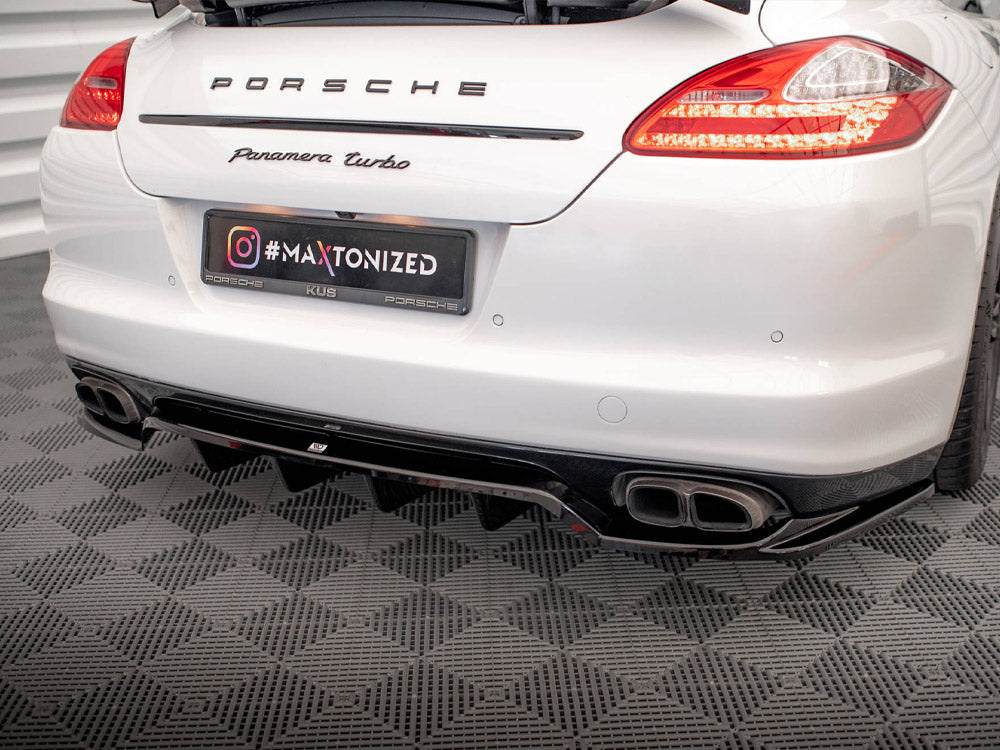Rear Splitter (Vertical Bars) Porsche Panamera Turbo 970