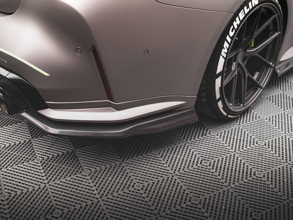 Carbon Fiber Rear Side Splitters Bmw M4 G82