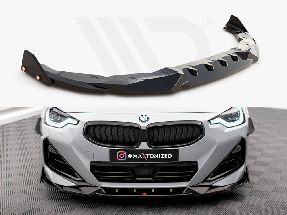 Front Splitter V.2 + Flaps Bmw 2 Coupe M-Pack / M240I G42