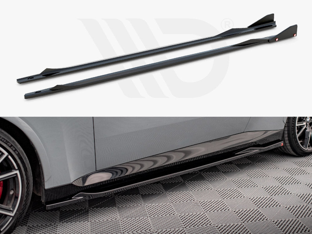 Side Skirts Diffusers V.2 + Flaps Bmw 2 Coupe M-Pack / M240I G42