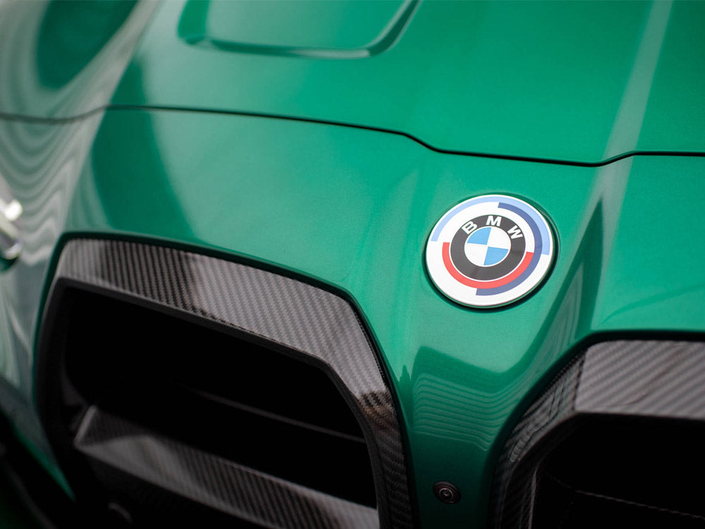 Carbon Fiber Front Grill + License Plate Holder Base Bmw M4 G82 / M3 G80