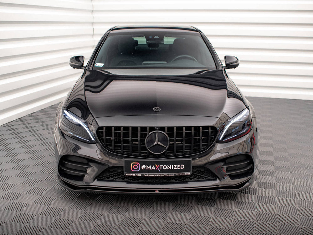 Front Splitter V.1 Mercedes-Benz C AMG Line Sedan / Coupe / Estate W205 / C205 / S205 Facelift