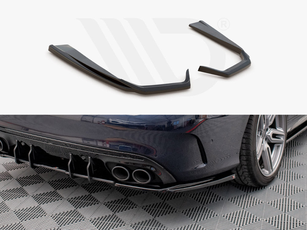 Rear Side Splitters Mercedes-AMG C43 Sedan / Estate W205 / S205 Facelift