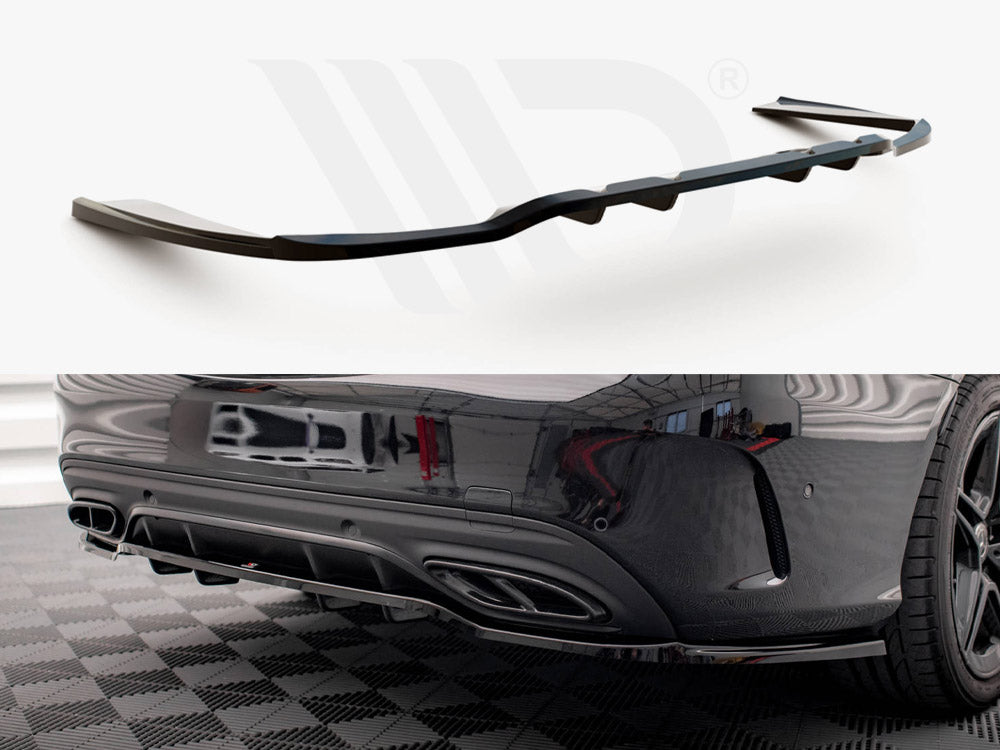 Rear Splitter (Vertical Bars) Mercedes C AMG Line W205 Facelift