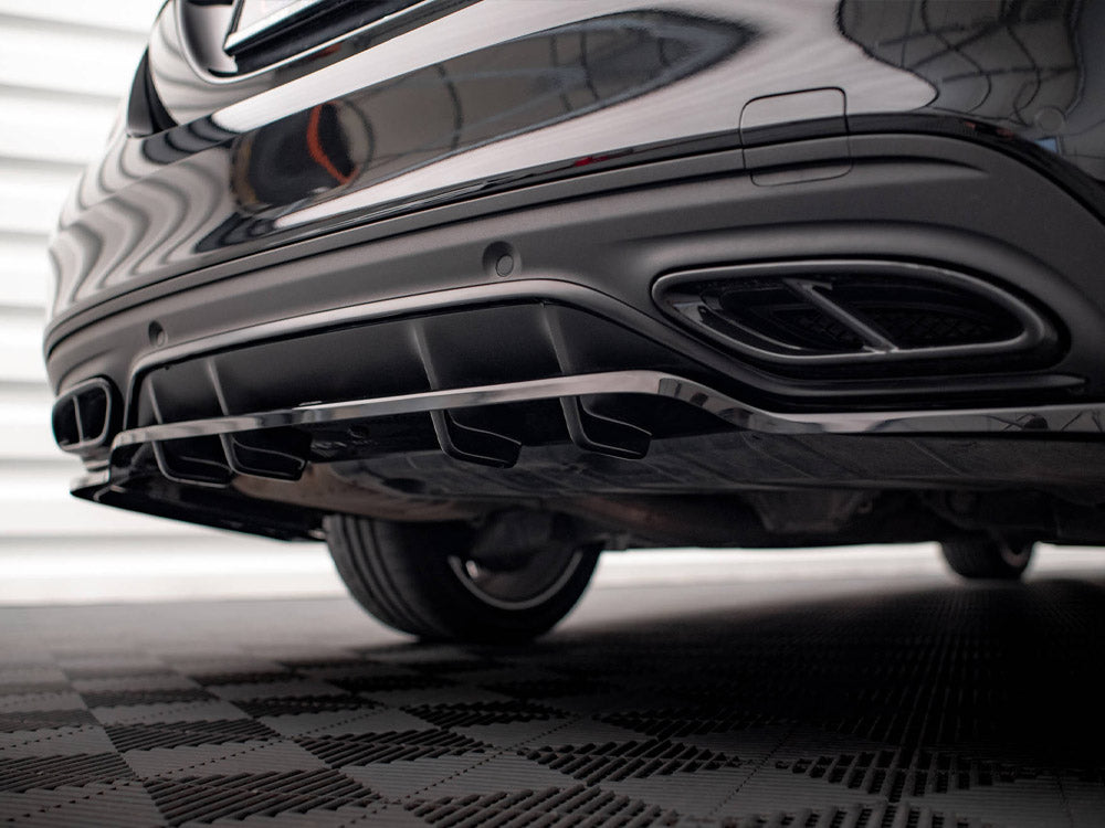 Rear Splitter (Vertical Bars) Mercedes C AMG Line W205 Facelift