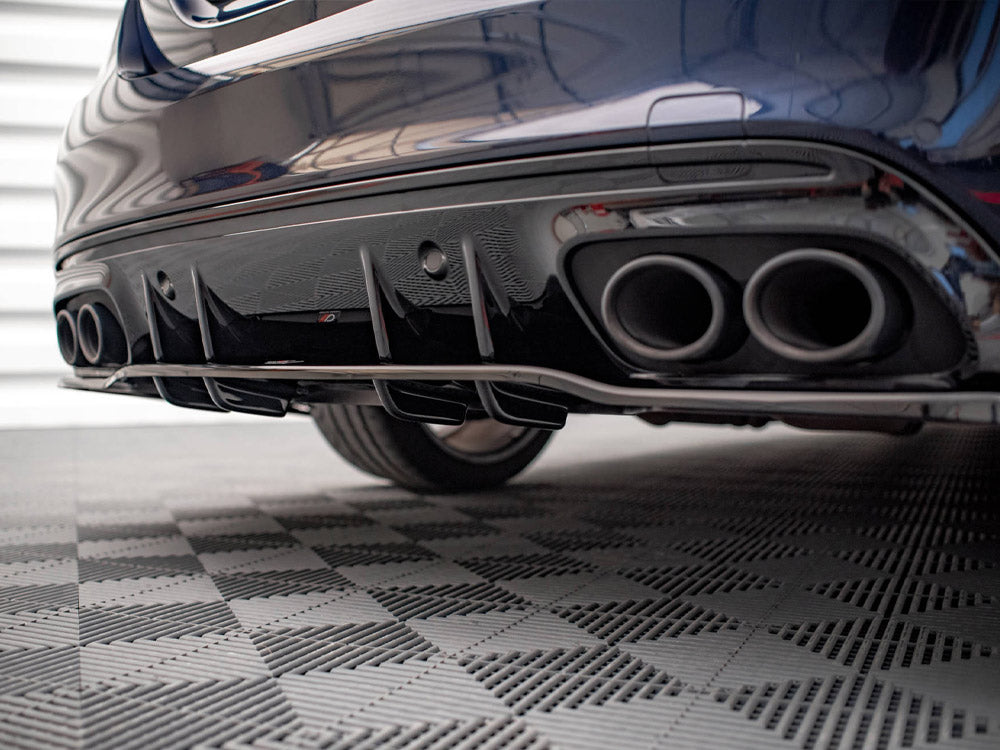 Rear Splitter (Vertical Bars) Mercedes-AMG C43 Sedan / Estate W205 / S205 Facelift