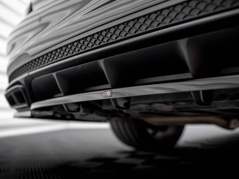 Rear Splitter (Vertical Bars) Mercedes E63 AMG Sedan W212 Facelift