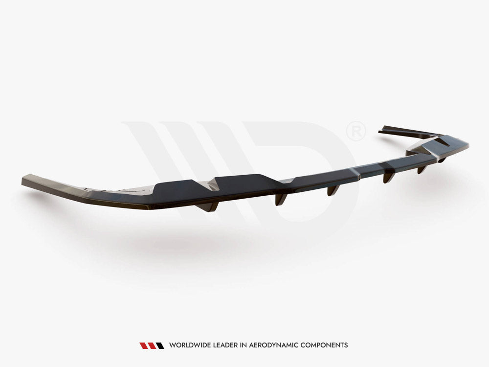 Central Rear Splitter (Vertical Bars) V.1 Bmw I4 M-Pack G26