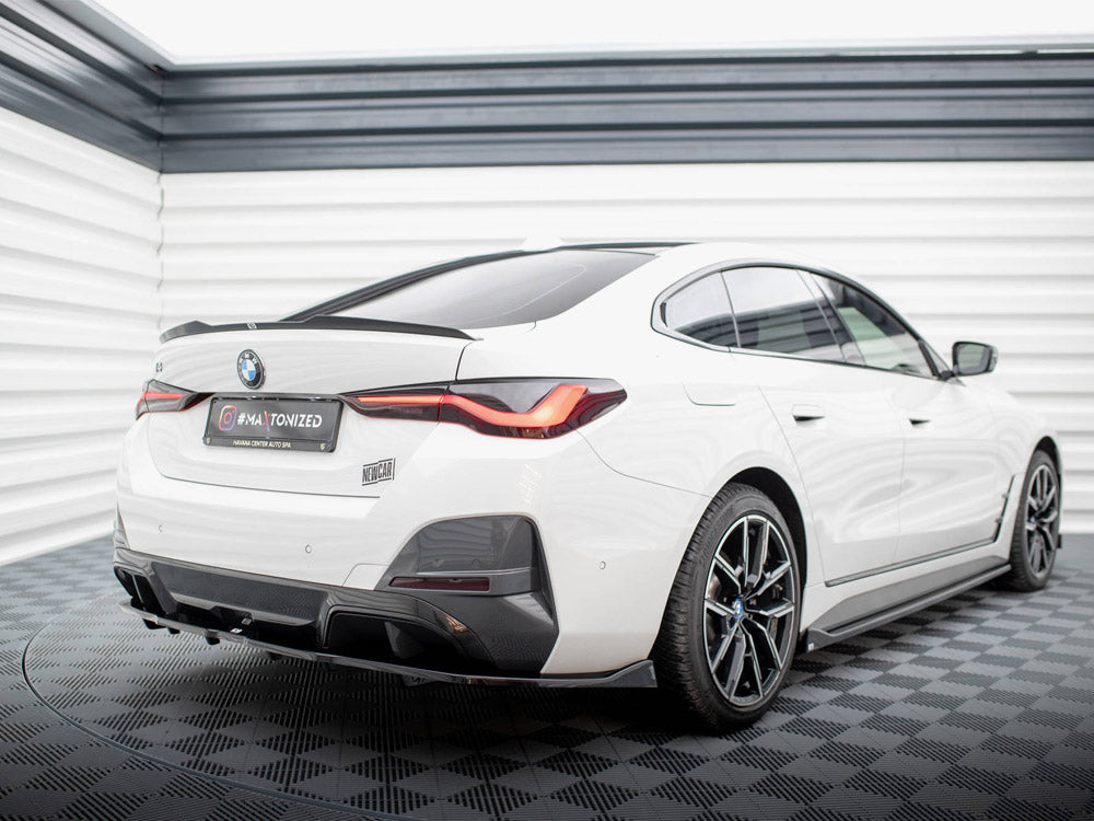 Central Rear Splitter (Vertical Bars) V.2 Bmw I4 M-Pack G26