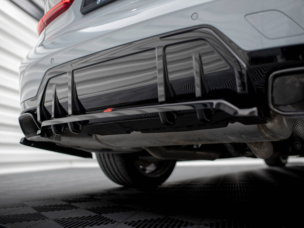 Central Rear Splitter (Vertical Bars) V.1 Bmw M340I G20 / G21 Facelift