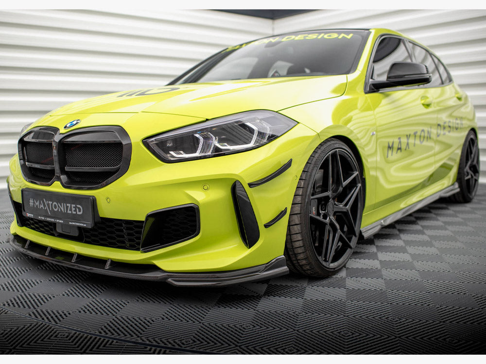 Carbon Fiber Front Bumper Wings (Canards) Bmw 1 F40 M-Pack / M135I