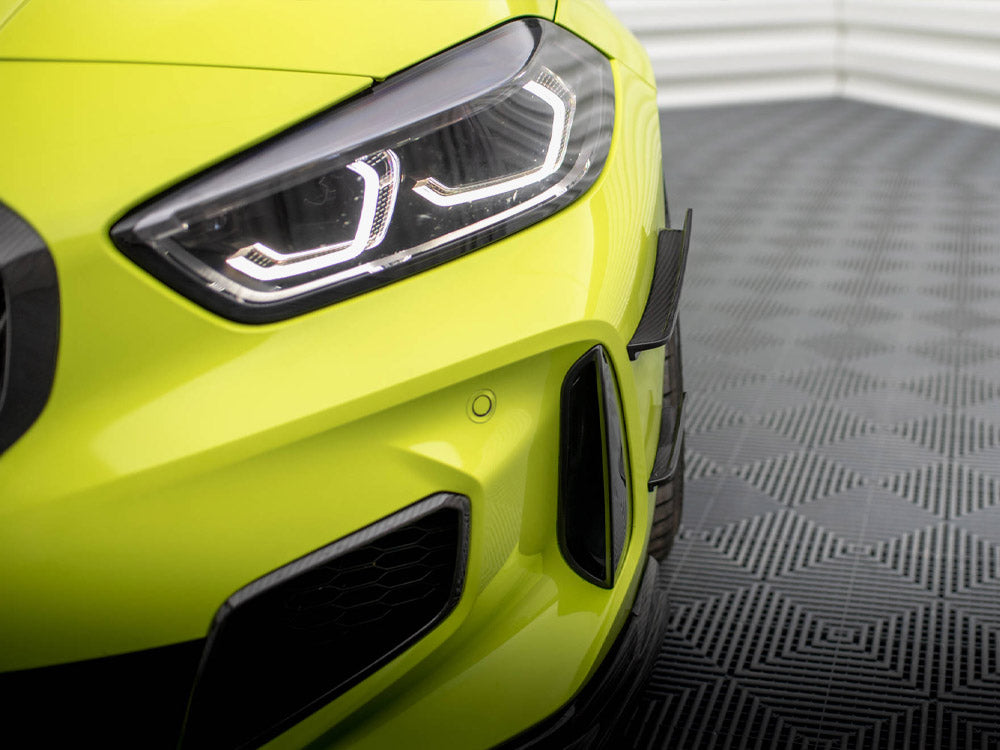 Carbon Fiber Front Bumper Wings (Canards) Bmw 1 F40 M-Pack / M135I