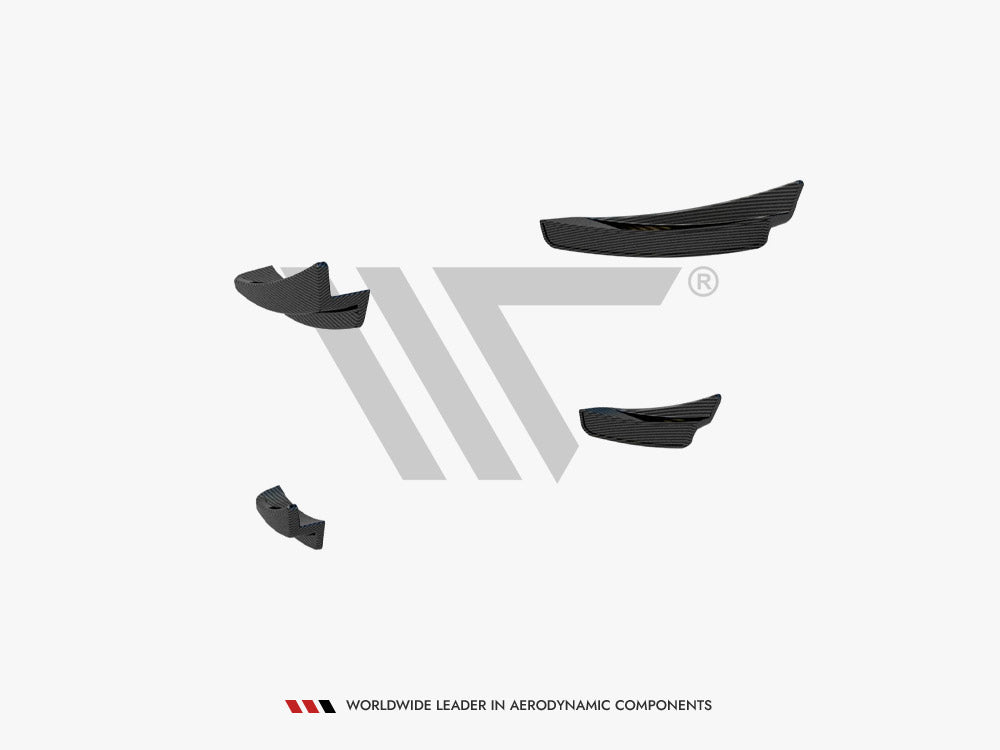 Carbon Fiber Front Bumper Wings (Canards) Bmw 1 F40 M-Pack / M135I