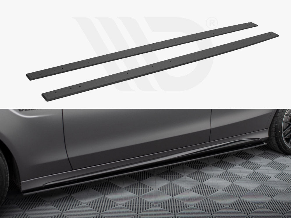 Street PRO Side Skirts Diffusers Mercedes-AMG C63 Sedan / Estate W205 Facelift