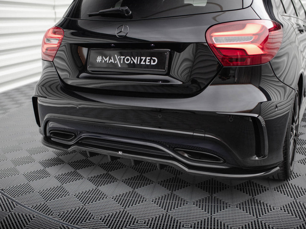Rear Splitter (Vertical Bars) Mercedes-Benz A AMG-Line W176 Facelift