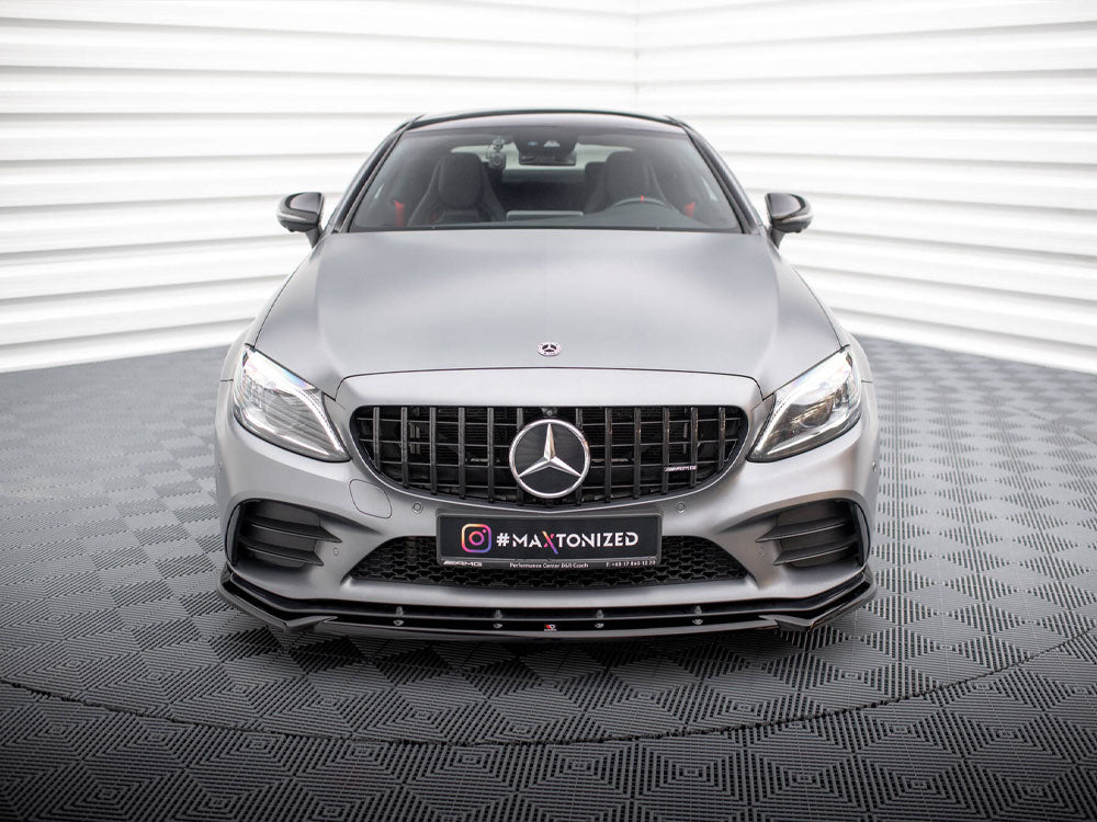 Front Splitter V.2 Mercedes-AMG C43 Coupe / Sedan / Estate C205 / W205 / S205 Facelift