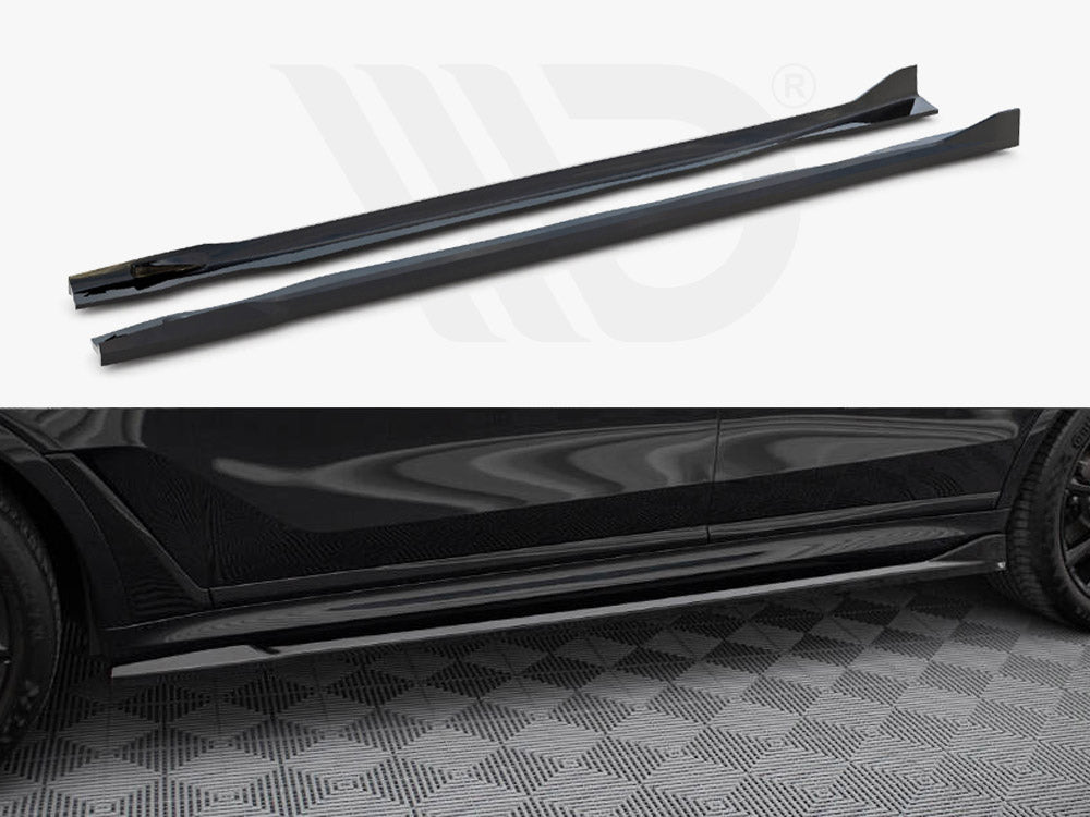Side Skirts Diffusers Bmw X7 M-Pack G07 Facelift