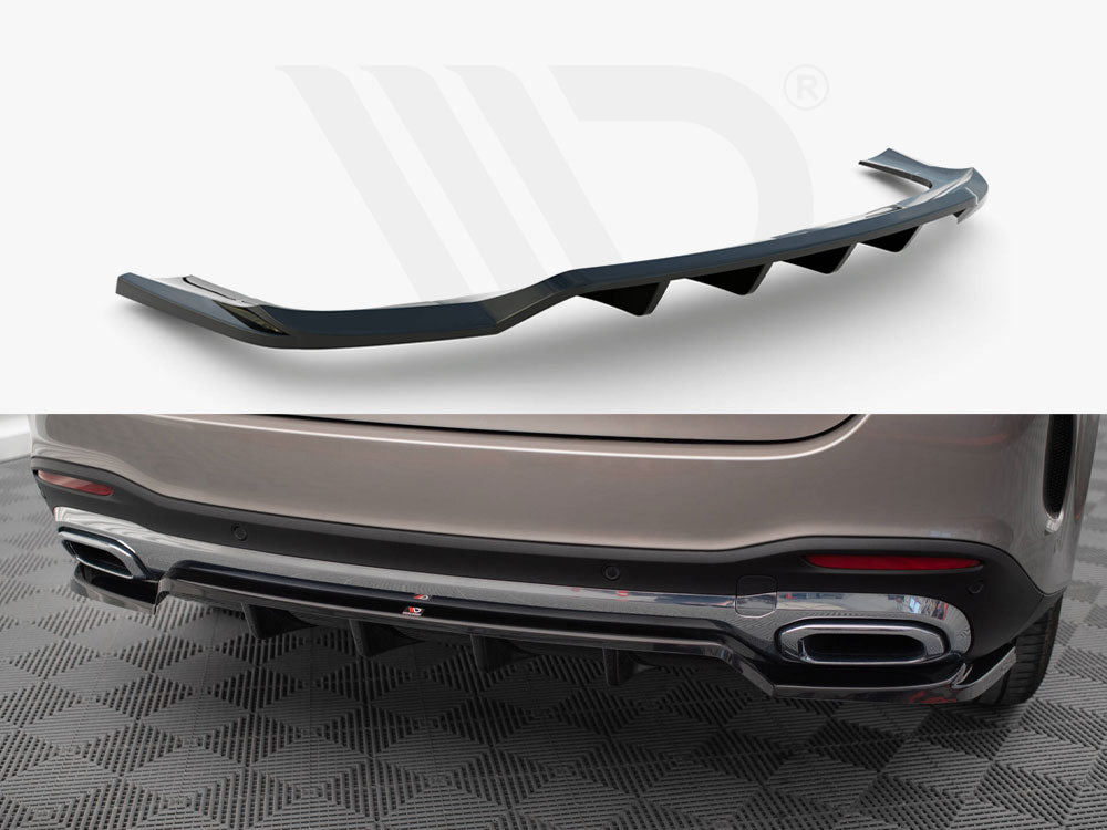 Rear Splitter (Vertical Bars) Mercedes-Benz GLE SUV AMG-Line W167 / W167 Facelift