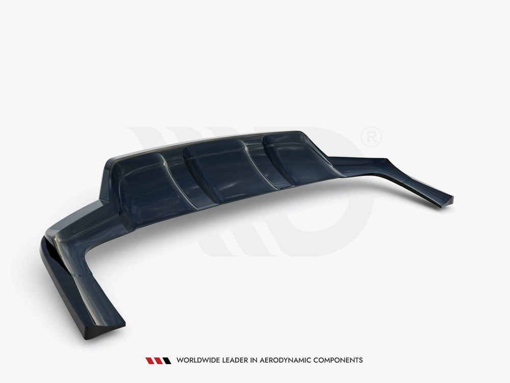 Rear Splitter (Vertical Bars) Mercedes-Benz GLE SUV AMG-Line W167 / W167 Facelift