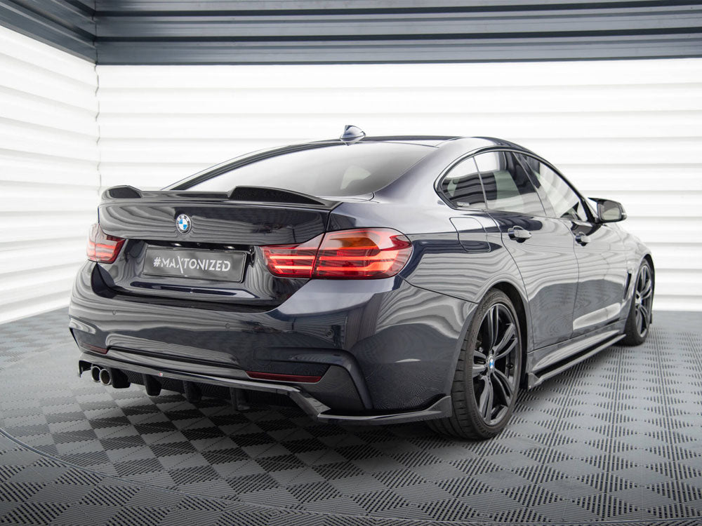 Central Rear Splitter (Vertical Bars) Bmw 4 Coupe / Gran Coupe / Cabrio M-Pack F32 / F36 / F33