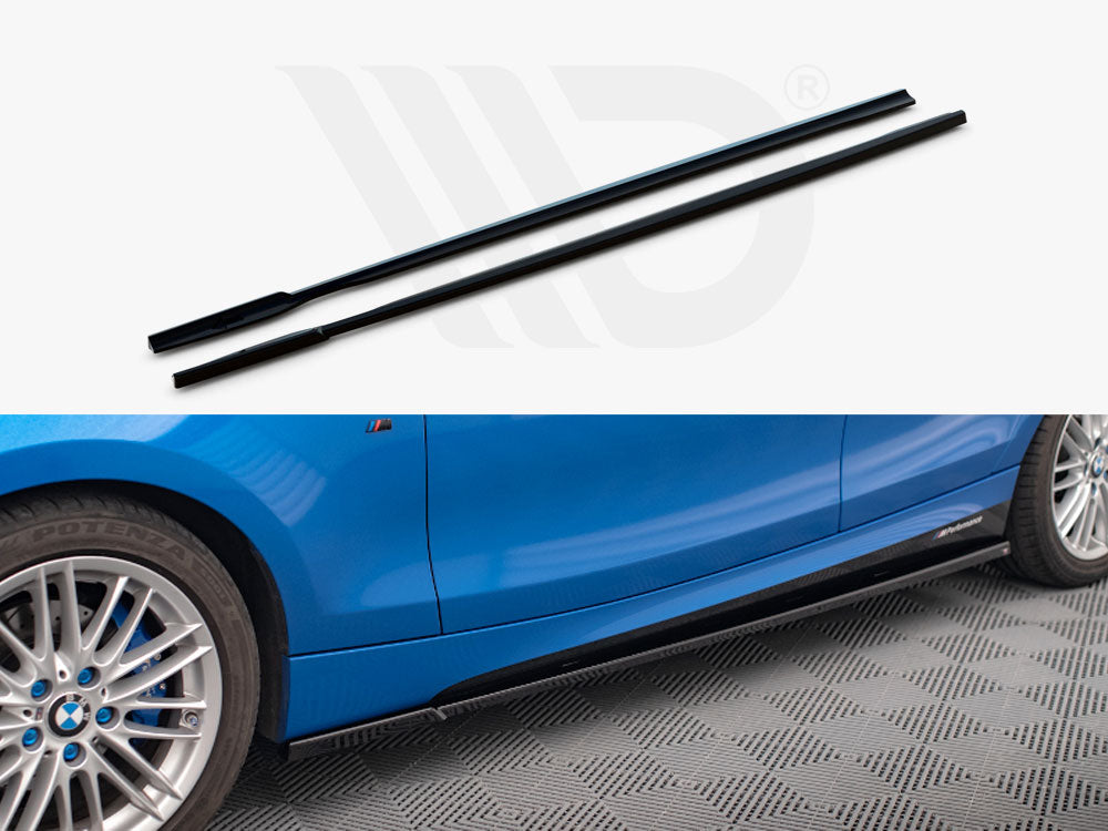 Side Skirts Diffusers Bmw 1 M-Pack E87 Facelift