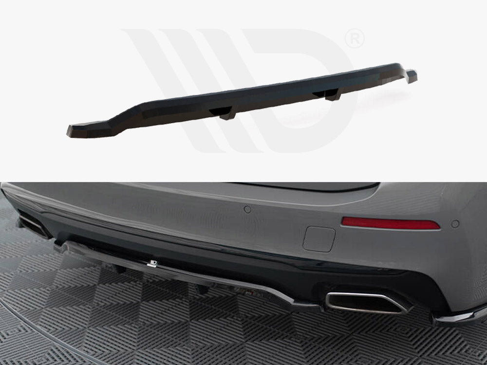 Central Rear Splitter (Vertical Bars) Bmw 5 G30 / G31 Facelift