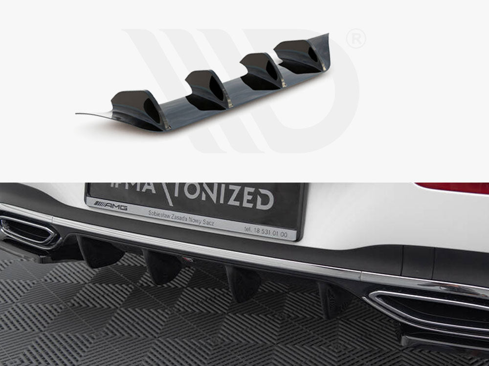 Rear Valance Mercedes-Benz CLA AMG-Line X118 - Textured