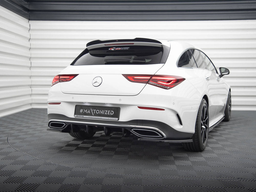 Rear Side Splitters Mercedes-Benz CLA AMG-Line X118 - Textured