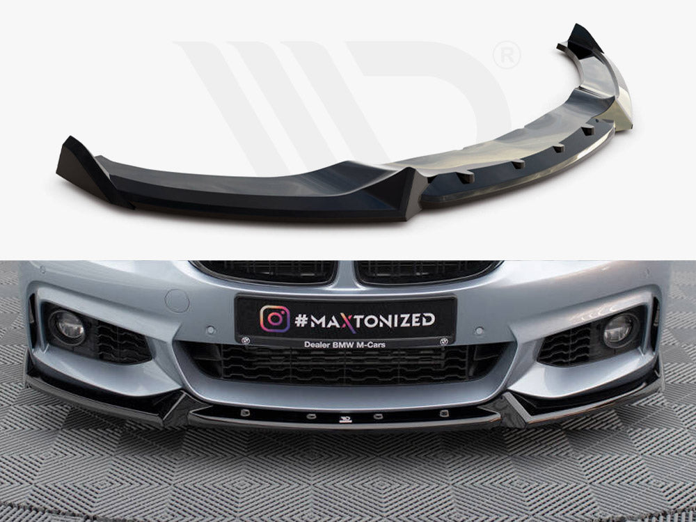 Front Splitter V.4 Bmw 4 Coupe / Gran Coupe / Cabrio M-Pack F32 / F36 / F33