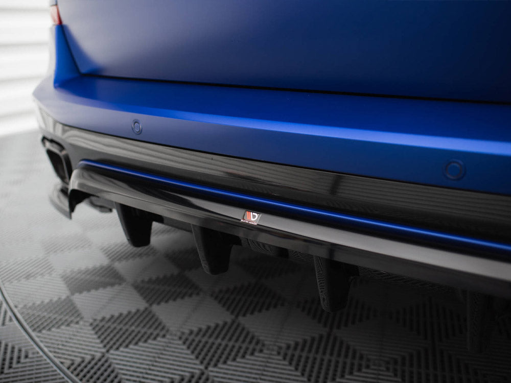 Central Rear Splitter (Vertical Bars) V.1 Bmw X5 M-Pack G05 Facelift