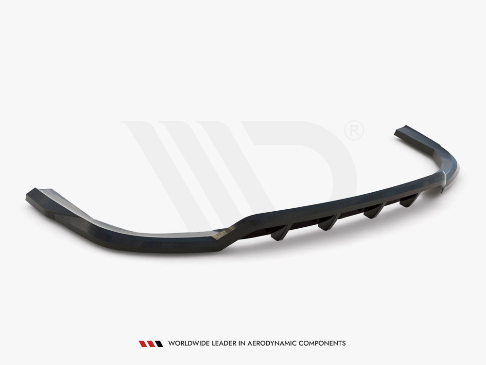 Central Rear Splitter (Vertical Bars) V.1 Bmw X5 M-Pack G05 Facelift