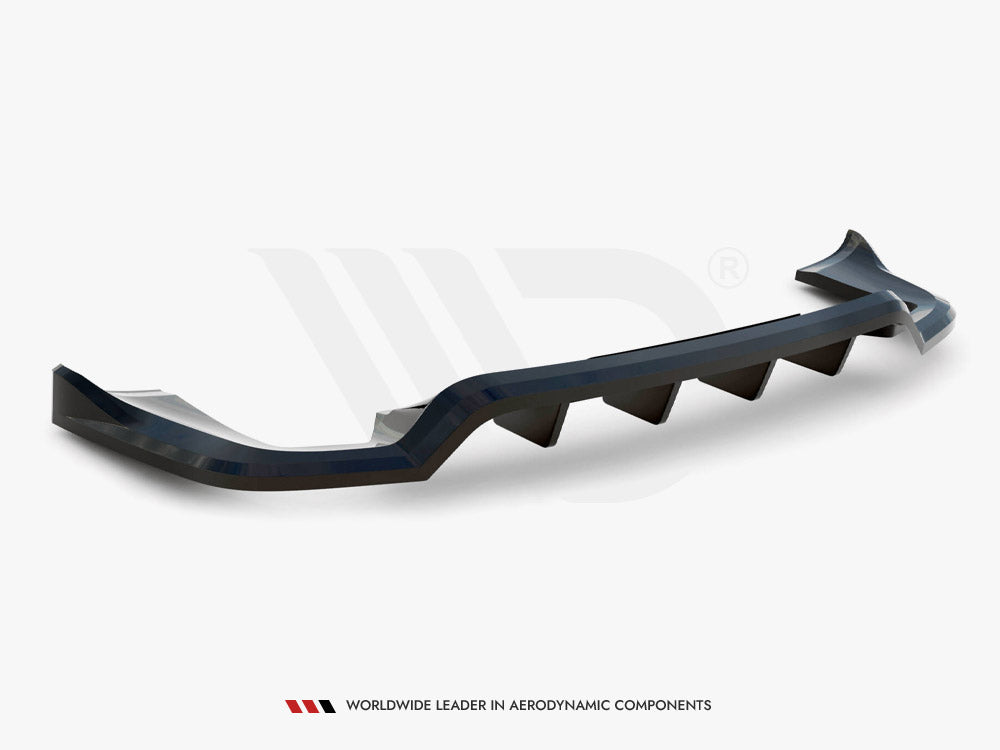 Rear Splitter (Vertical Bars) Porsche Cayenne Mk2 Facelift