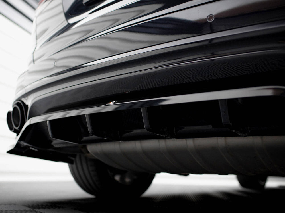 Rear Splitter (Vertical Bars) Porsche Cayenne Mk2 Facelift