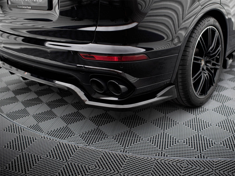Rear Splitter (Vertical Bars) Porsche Cayenne Mk2 Facelift