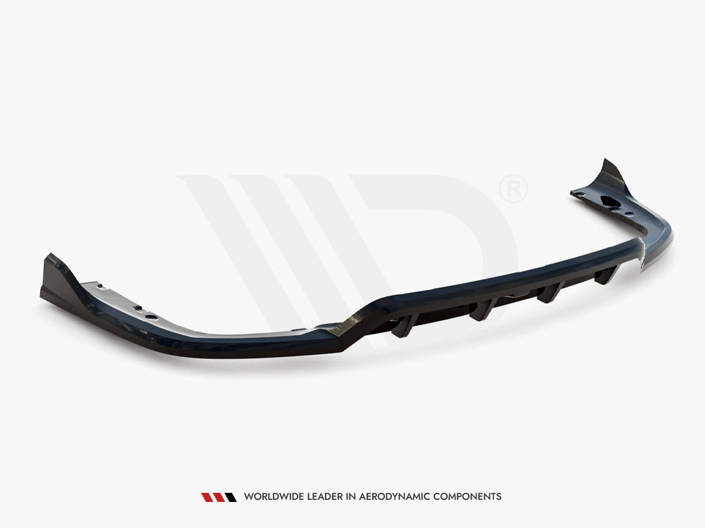 Central Rear Splitter (Vertical Bars) V.2 Bmw X6 M-Pack G06 Facelift