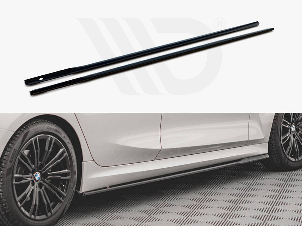 Side Skirts Diffusers V.2 Bmw 3 G20 / G21 M-Sport - Textured