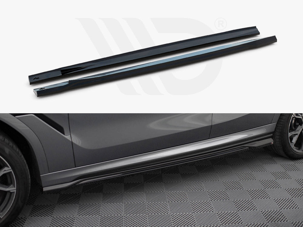 Side Skirts Diffusers V.1 Bmw X6 M-Pack G06 Facelift