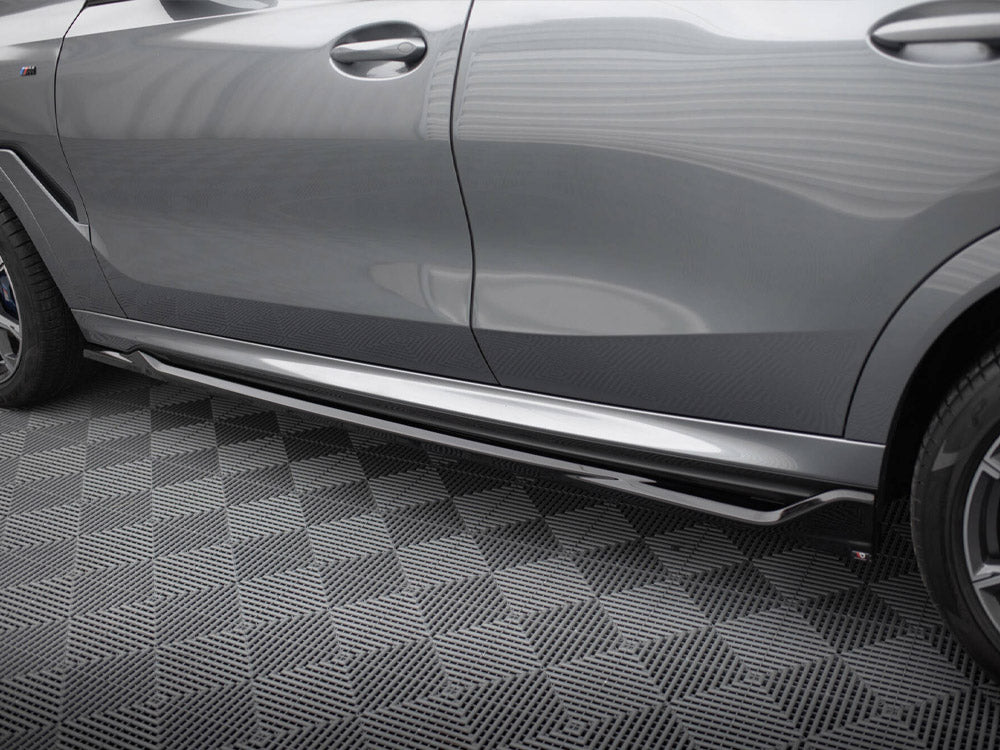 Side Skirts Diffusers V.2 Bmw X6 M-Pack G06 Facelift