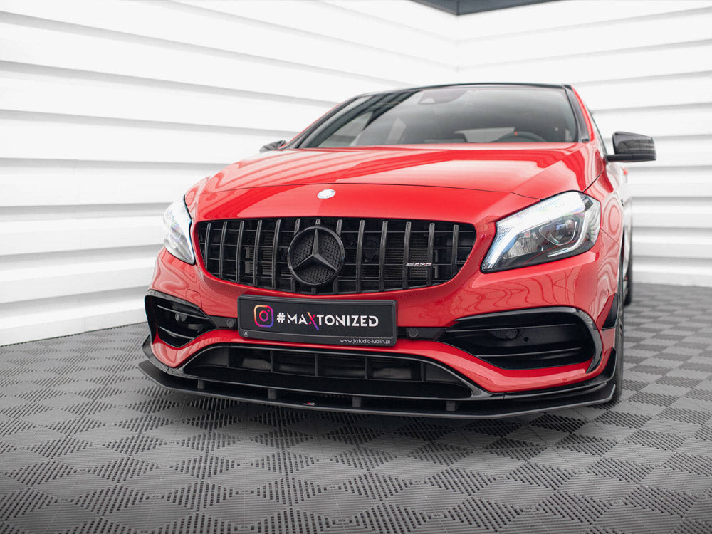 Street PRO Front Splitter Mercedes-Benz A 45 AMG Aero W176 Facelift