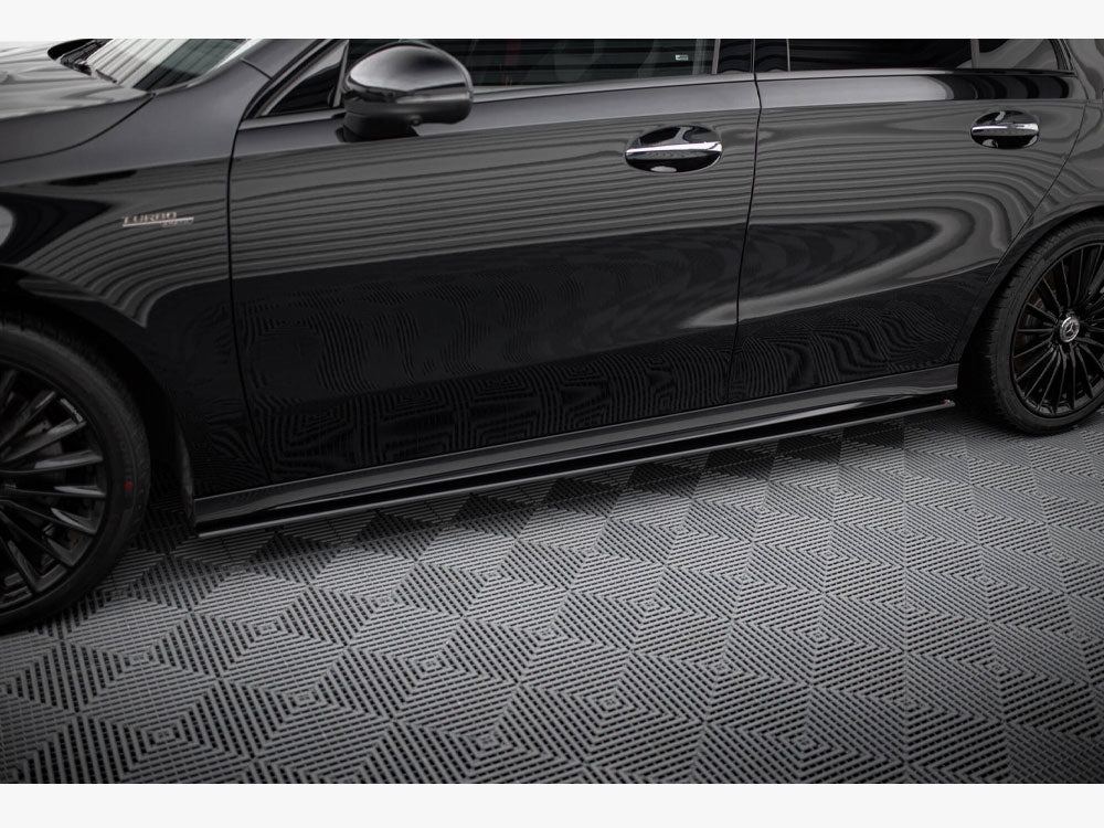 Street PRO Side Skirts Diffusers Mercedes-AMG A35 W177 Facelift