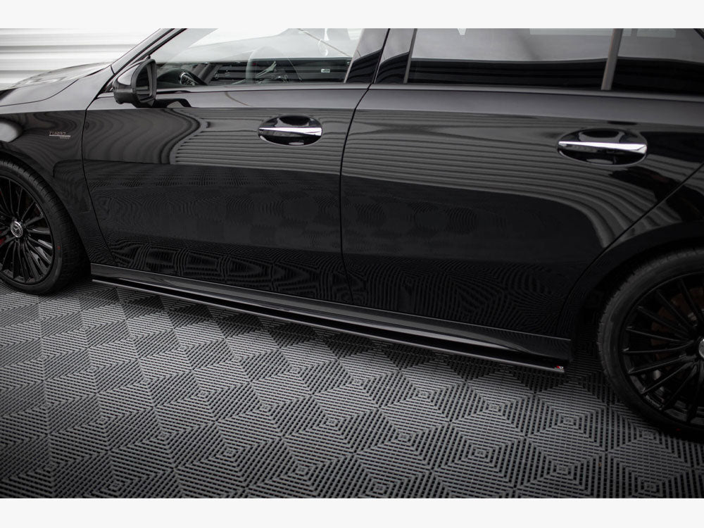 Street PRO Side Skirts Diffusers Mercedes-AMG A35 W177 Facelift