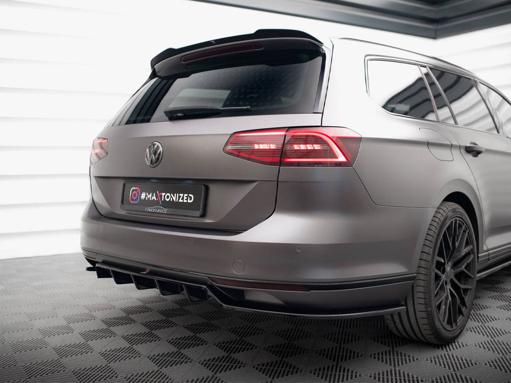 Rear Splitter (Vertical Bars) Volkswagen Passat R-Line B8
