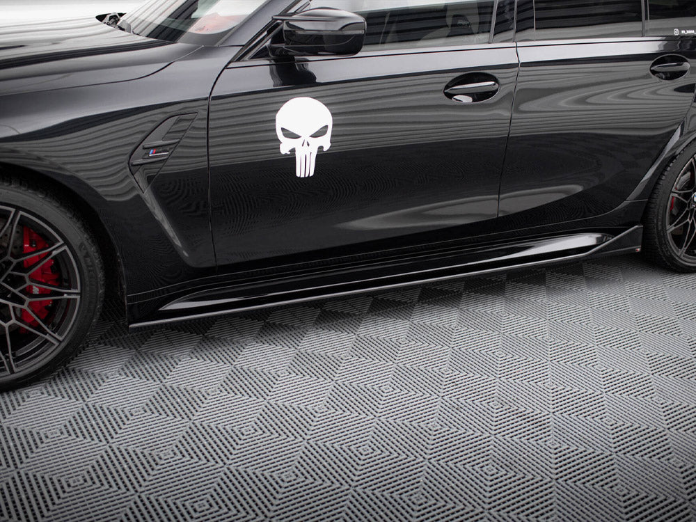 Side Skirts Diffusers V.3 Csl Look Bmw M3 Sedan / Touring G80 / G81